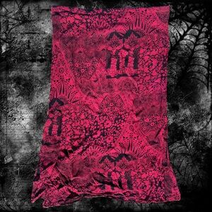 Chico’s Red & Black Skirt